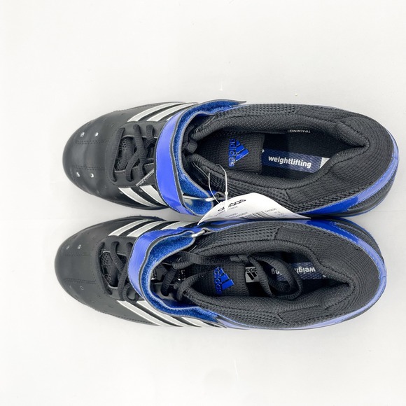 Adidas Mens 12 Powerlift Weightlifting Shoes‎ Sneakers Black Trainer Gym G45630